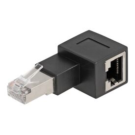 Delock - Network adapter - RJ-45 (M) right-angled to RJ-4 | 87864