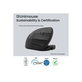 Contour Unimouse - Vertical mouse - ergonomic - lef | CDUMBK11002