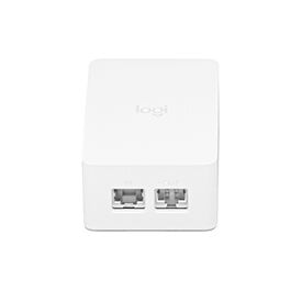 Logitech PoE Injector with Plug Set / Cat5e / White  | 952-000074