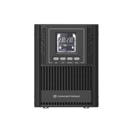 Conceptronic ZEUS52ES1K 1000VA 900W Online Tower UPS, Schuko, Dou