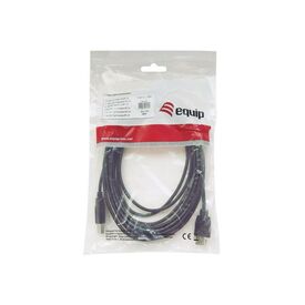 Equip USB 2.0 Type A to Type B Cable, 2.0m, Black / 2 m  | 128864