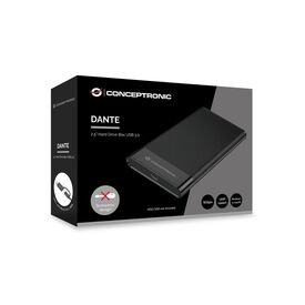 Conceptronic DANTE06B 2.5" Hard Drive Box USB 3.0, HDD/SSD enclos