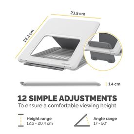 Fellowes Laptop Stand for Desk - Breyta Adjustable La | 100016559