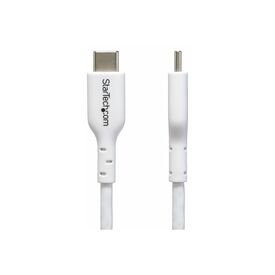 White USB C Charging Cord - USB cable - 24 pin US | USB2CC1MNCWHE