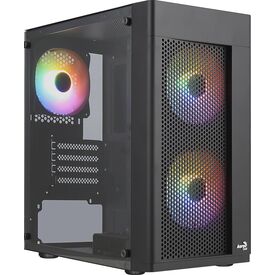 Aerocool HEXFORMBKV2 Micro ATX PC Case 3 Fans F | ACCS-PV38033.11