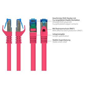 Alcasa Cat6a 0.5m / 0.5 m / Cat6a / S/FTP (S-STP) /  | 8060-H005M