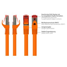 Alcasa 8060-020O / 2 m / Cat6 / S/FTP (S-STP) / RJ-45 / RJ-45