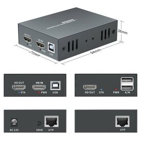 LevelOne HVE-8111, HDMI over Cat.6  HVE8111