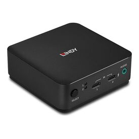 Lindy - KVM / audio switch - Type C, DisplayPort 1.2 - 2  | 42320