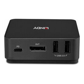 Lindy - KVM / audio switch - Type C, DisplayPort 1.2 - 2  | 42320
