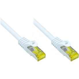 Alcasa 8070-030W / 3 m / Cat7 / S/FTP (S-STP) / RJ-4 | 8070R-030W