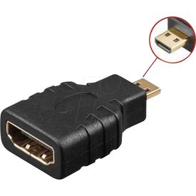 TECHly - HDMI adapter - 19 pin micro HDMI Type D  | IADAP-HDMI-MD