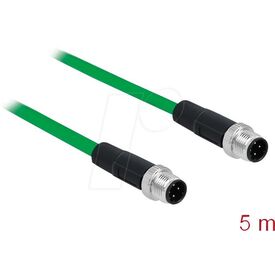 Delock - Network cable - 4 pin M12 (M) to 4 pin M12 (M) - | 85920