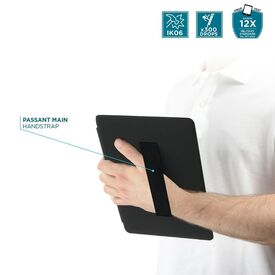 Mobilis C2 - Flip cover for tablet - black - for Samsung | 029034