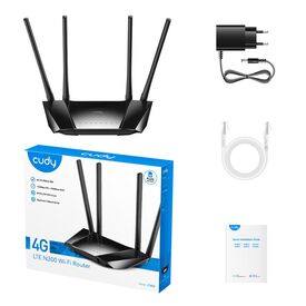 Cudy LT400, Wi-Fi 4 (802.11n), Single-band (2.4 GHz), Ethernet LA