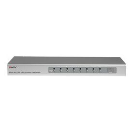 Lindy - KVM switch - 8 x KVM port(s) - rack-mountable | 39526