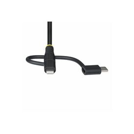 StarTech.com 3.3ft USB Multi Charging Cable, Lightni | RLTCUB1MBK