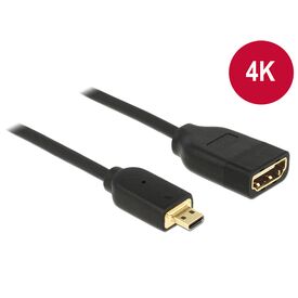 DeLOCK - HDMI adapter - HDMI (F) to micro HDMI (M) - 20 c | 65687