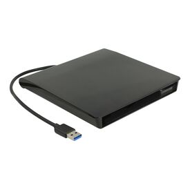 Delock 5.25" External Enclosure Slim SATA &gt USB 3.0 - S | 42636