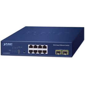 PLANET 8-Port 10/100/1000T + 2-Port, Managed, L2,  | GS-2210-8T2S