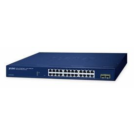 PLANET 24-Port 10/100/1000T + 2-Port, Managed, L2 | GS-2210-24T2S
