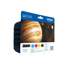Brother LC1240 Value Pack - 4-pack - black, yellow, | LC1240VALBP