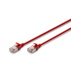 DIGITUS CAT 6A F-FTP Slim patch cable, AWG 32/ | DK-1632-A-050S-R
