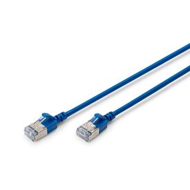 DIGITUS CAT 6A F-FTP Slim patch cable, AWG 32/ | DK-1632-A-020S-B