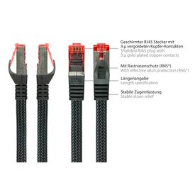 Python 8063PY-005S / 0.5 m / Cat6 / SF/UTP (S-FTP) / RJ-45 / RJ-4