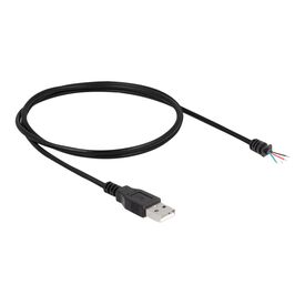 Delock - USB cable - USB (M) to bare wire - USB 2.0 - 1 m | 64184