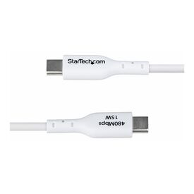 StarTech.com 3ft (1m) White USB-A to USB-C Chargi | USB2AC1MNCWHE