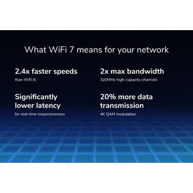 NETGEAR Nighthawk , Wi-Fi 7 (802.11be), Dual-band  | RS100-100EUS