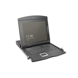 Digitus - KVM console with KVM switch - 16 ports - | DS-72221-3GE