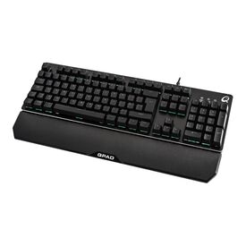 QPAD MK-40 - Keyboard - backlit - USB - German | 9J.P7N81.K0G