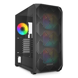 Sharkoon AK3 RGB, Midi Tower, PC, Black 4044951041640