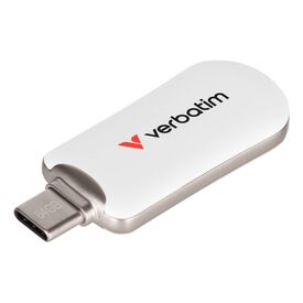 Verbatim PLECTRA USBC FLASH DRIVE WHITE 64GB 64 30228