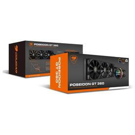 COUGAR Gaming POSEIDON-GT 360, Liquid cooling kit, 12 cm, Black