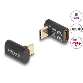 Delock USB adapter 24 pin USBC (M) angled to 24 pin 60056