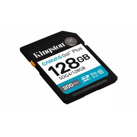 Kingston 128GB SDXC Canvas Go Plus Gen4 200MBs C10 SDG4128GB