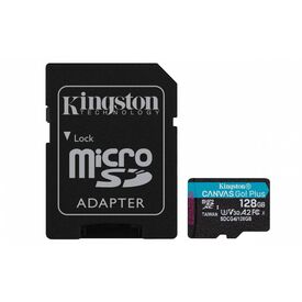 Kingston 128GB microSDXC Canvas Go Plus Gen4 200MBs SDCG4128GB