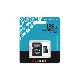 Kingston 128GB microSDXC Canvas Go Plus Gen4 200MBs SDCG4128GB
