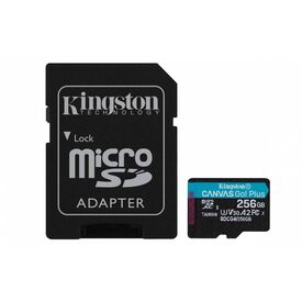 Kingston 256GB microSDXC Canvas Go Plus Gen4 200MBs SDCG4256GB