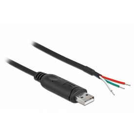 Delock Serial adapter USB 2.0 RS232 x 1 63497