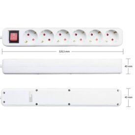 Good Connections PS016W015 1.5 m 6 AC outlet(s) PS016W015