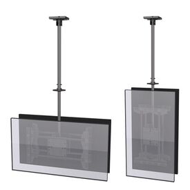 Equip Pro / Bracket / for 2 flat panels / steel / black  | 650370