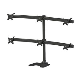 Neomounts FPMA-D700DD6 / Stand / for 6 LCD displays / black / scr