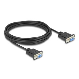 Delock / Serial cable / DB-9 (F) to DB-9 (F) / 5 m / supp | 86826