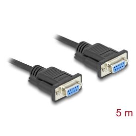 Delock / Serial cable / DB-9 (F) to DB-9 (F) / 5 m / supp | 86826