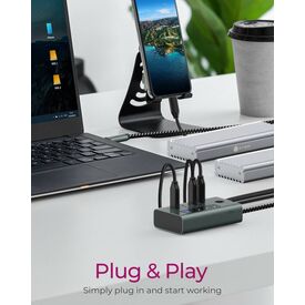 ICY BOX USB Hub USB3.2 Gen 2 TypeC IBHUB1454C31