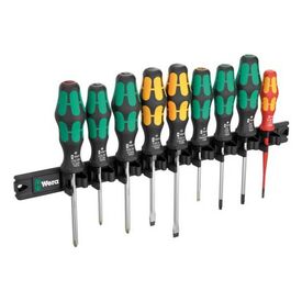 Wera 9650 Magnetic rail Kraftform screwdriver set, 9 pieces 05051012001